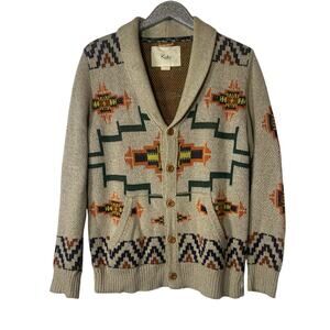 Koto Men’s Cardigan Sweater Cotton Wool Blend